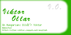 viktor ollar business card